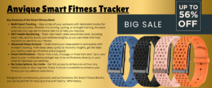 Anvique q2 smart fitness band silicone, anvique fitness band, anvique fitness tracker