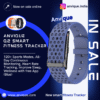 Anvique Q2 Smart Health Wristband, Wearable Activity & Fitness Tracker, 120+ Sports Modes, All-Day Continuous Monitoring, Heart Rate Tracking, Improve Sleep, Wellness with free App (Blue)