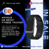 Anvique Q2 Smart Health Wristband, Wearable Activity & Fitness Tracker, 120+ Sports Modes, All-Day Continuous Monitoring, Heart Rate Tracking, Improve Sleep, Wellness with free App black