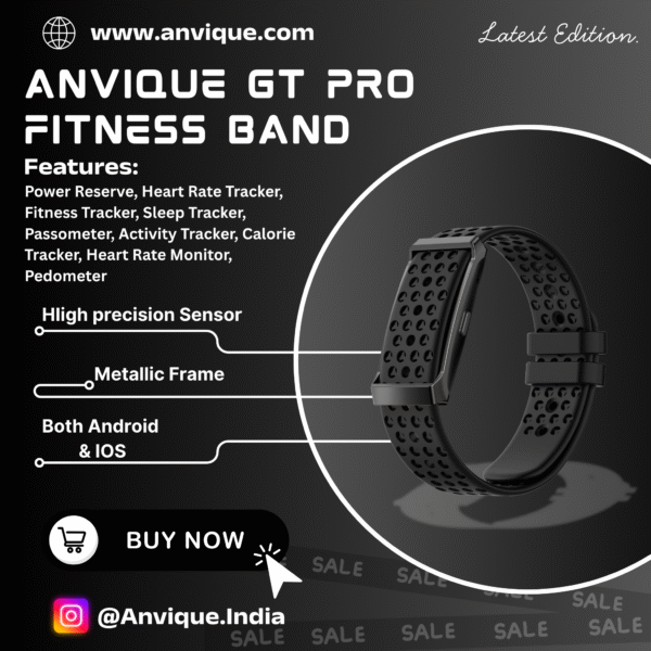 Anvique GT PRO Smart Fitness Bands, anvique